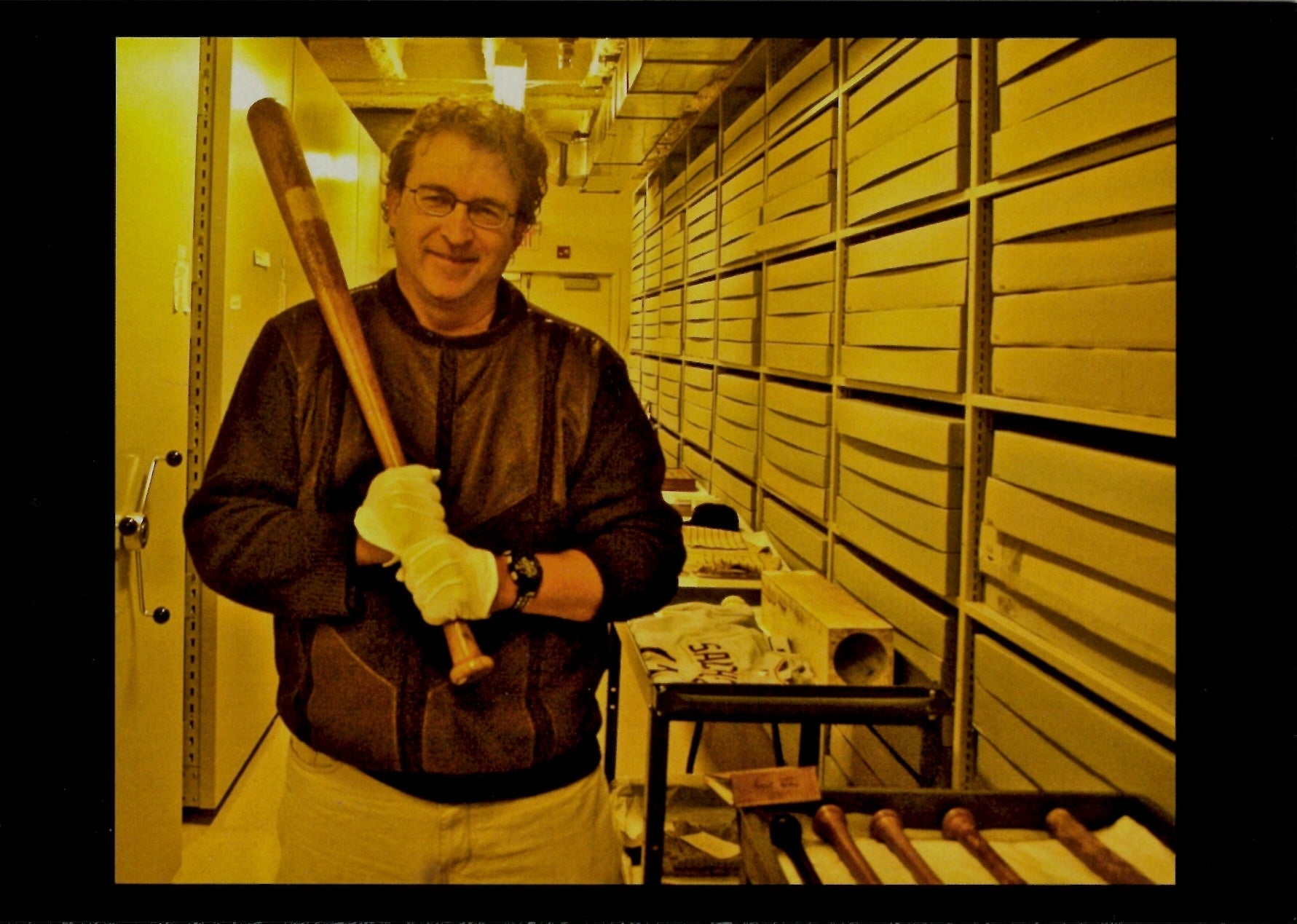 Postcard - On Deck with the Babe's Bat