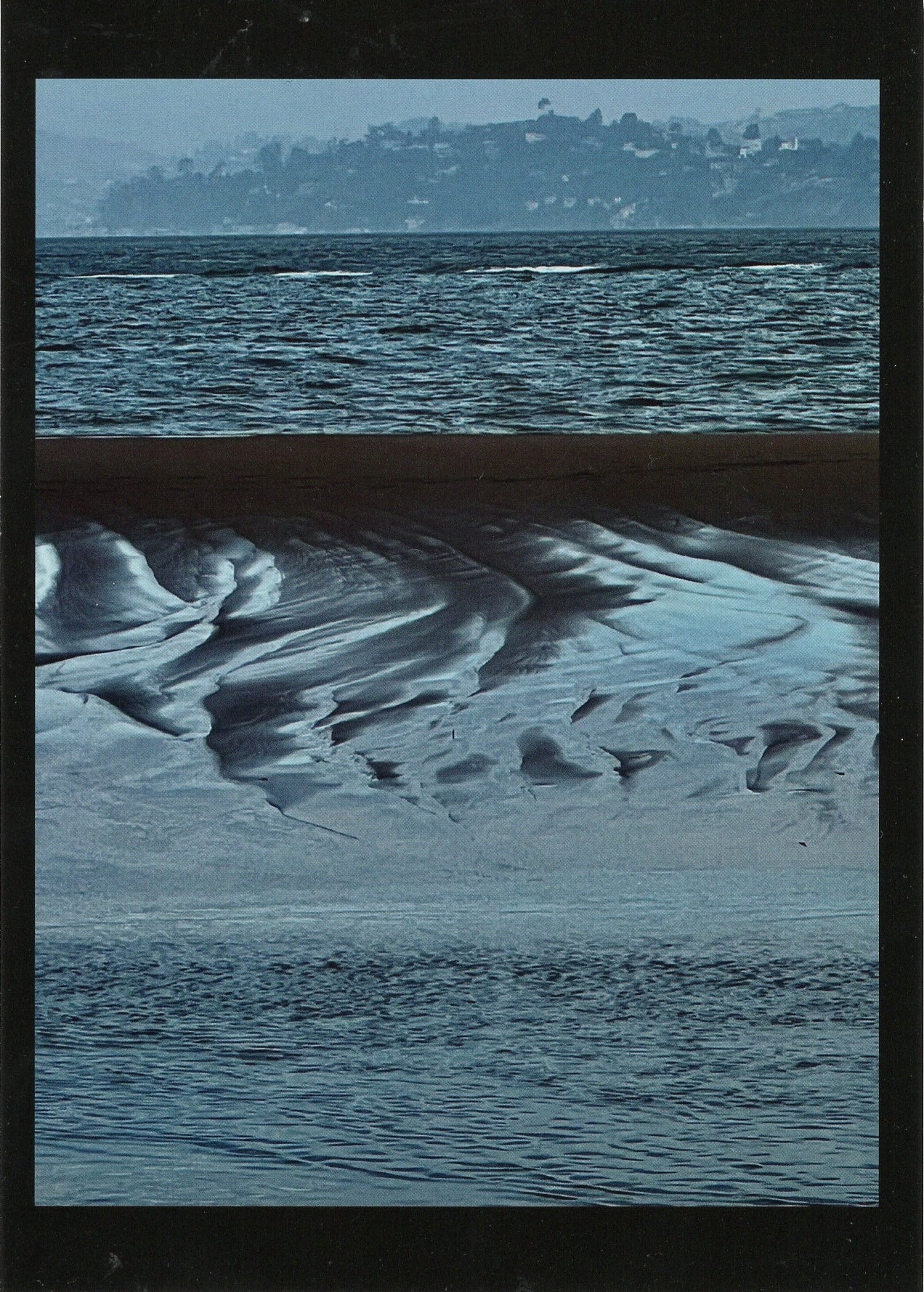 Postcard - Blue Parfait Beach, Lagoon, and Skyline